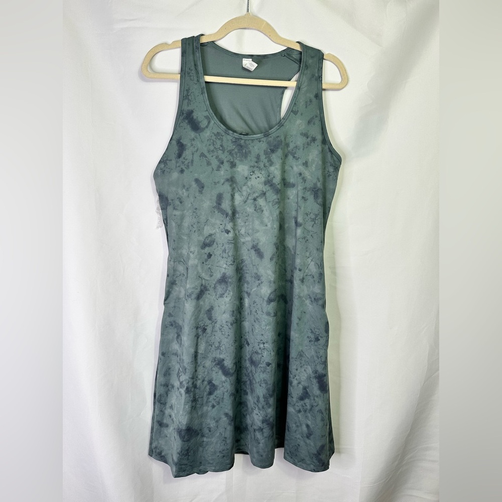 Tie Dyed Tennis Dress Athlesiure Shelf Bra Pickle Ball Athletic